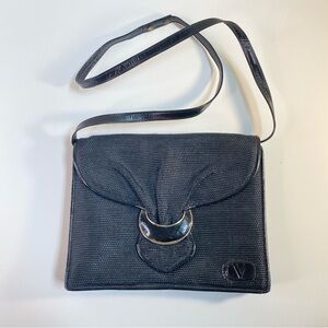 Valentino Garavani Les Sacs Black Shoulder Bag Vintage